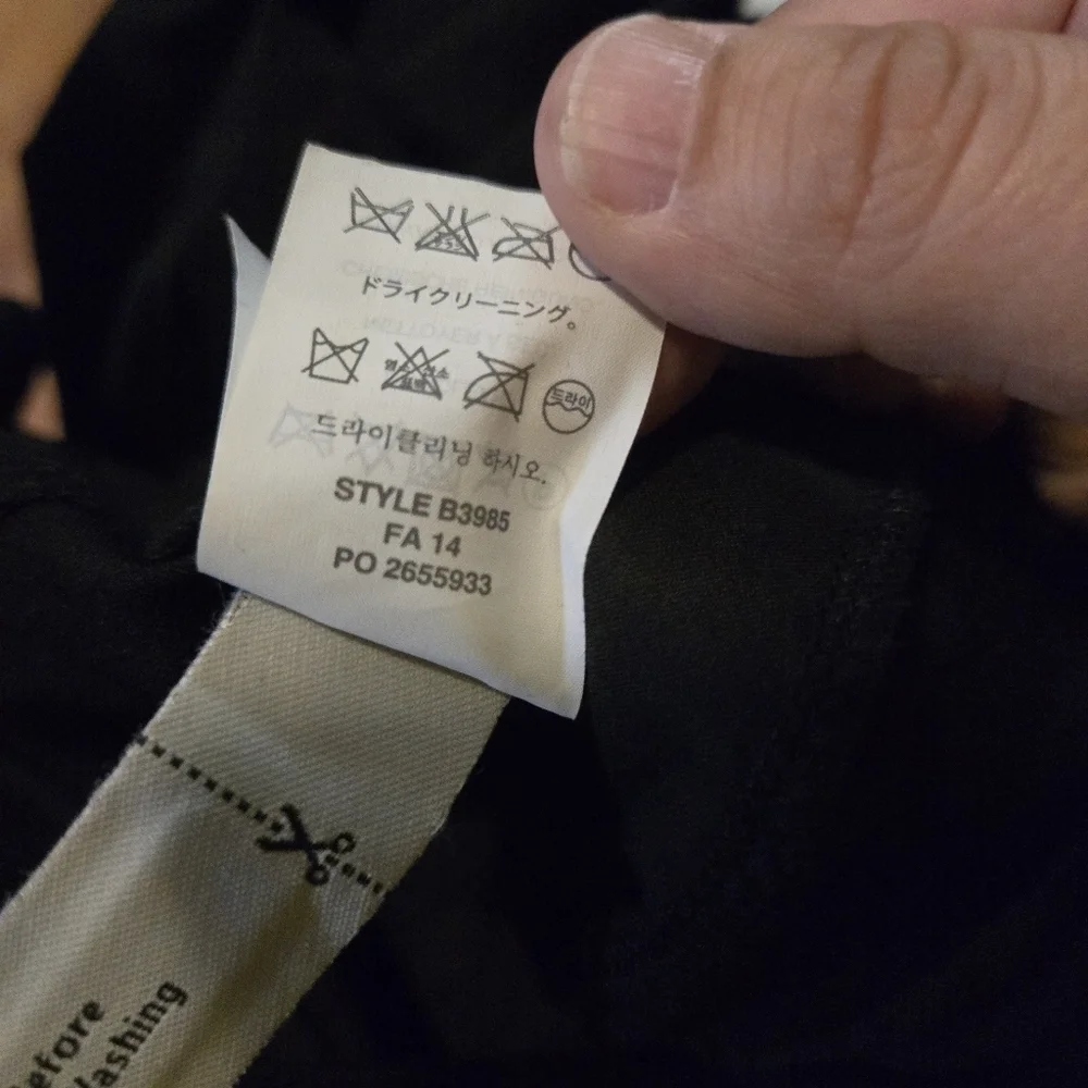 J.Crew Pixie Ponte Skinny Pants 4R Black Snap Front